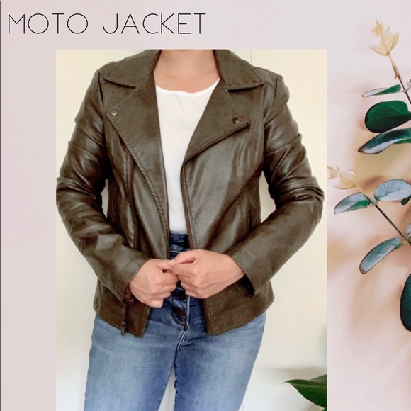 Good as 🆕 American Rag faux leather moto jacket - Picture 1 of 5